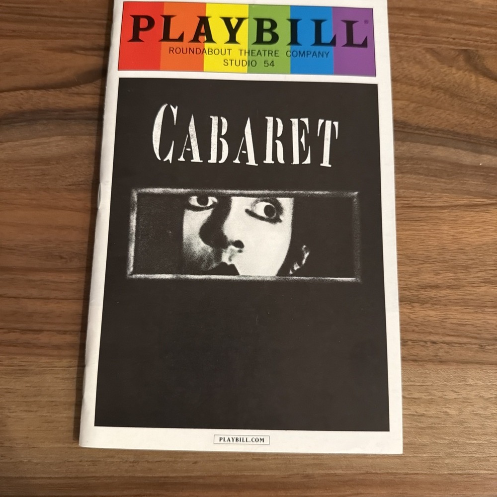 Alan Cumming "CABARET" Michelle Williams / Kander and Ebb 2014 Broadway Playbill
